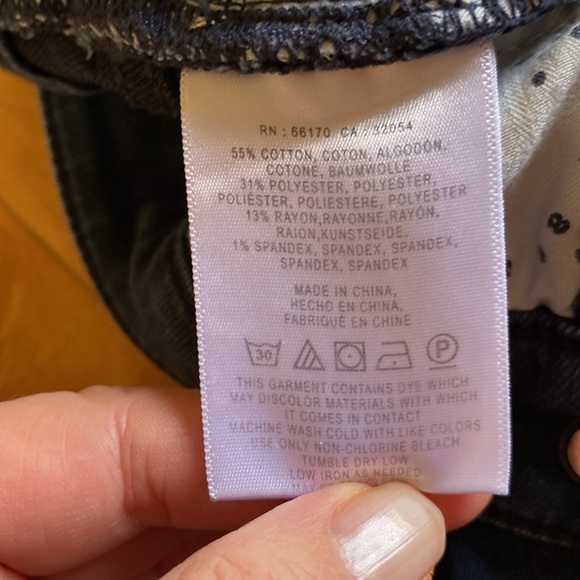 Pilcro Script Skinny Jeans - Size 27 - Dark Denim - Picture 10 of 10